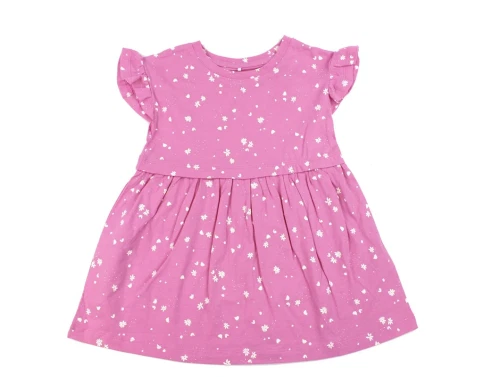 Name It wild orchid print kjole